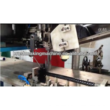 little round rod brush drilling and tufting machine